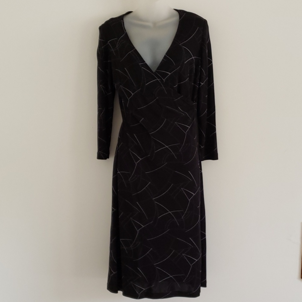 Womens Dress, Size large, BCBG, Long Sleeve, Black